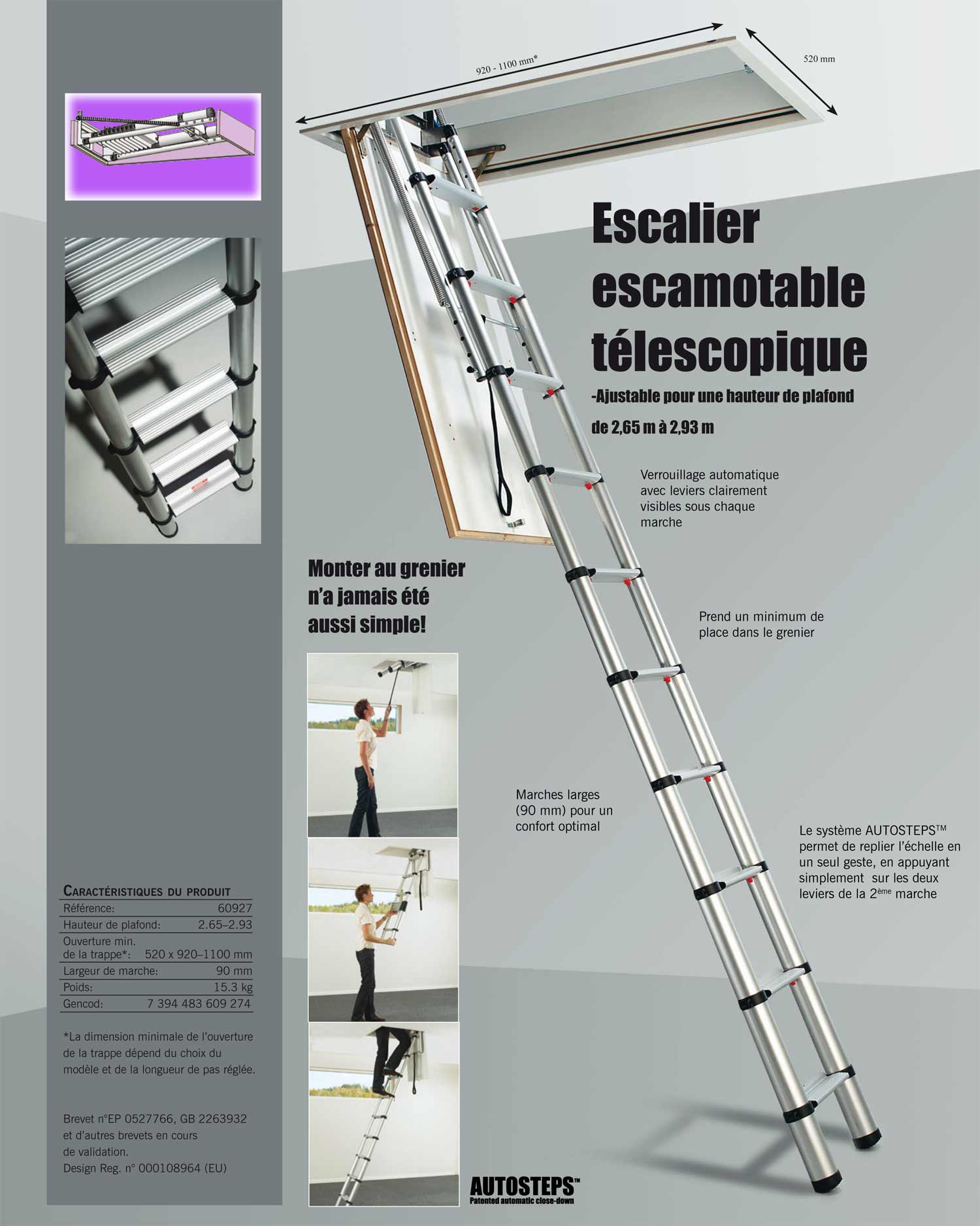 Escalier grenier infos: possibilités, matériaux et prix