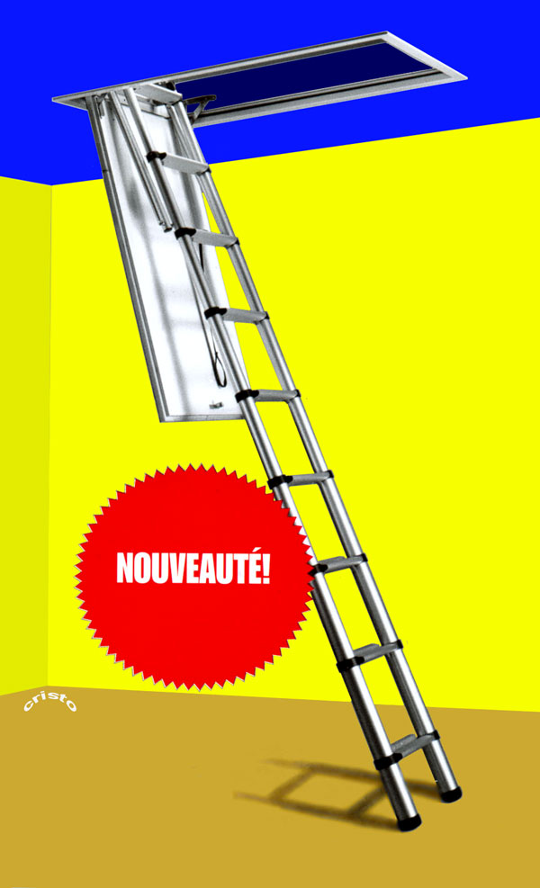 Escalier escamotable aluminiumpour un accès grenier facile